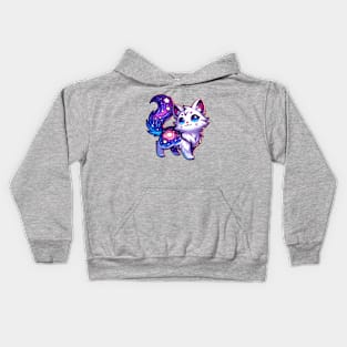 A Cute Furry Cat Lover Kids Hoodie